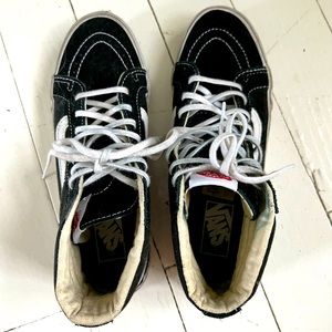 Vans - Black High Top Sneakers